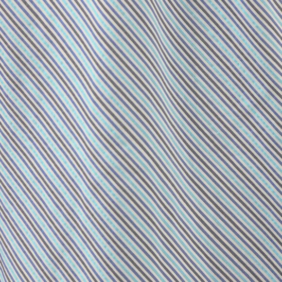 Randolph Duke The Look Embroidered Silk Striped Button-Up Shirt Womens Size 8 - Picture 4 of 9